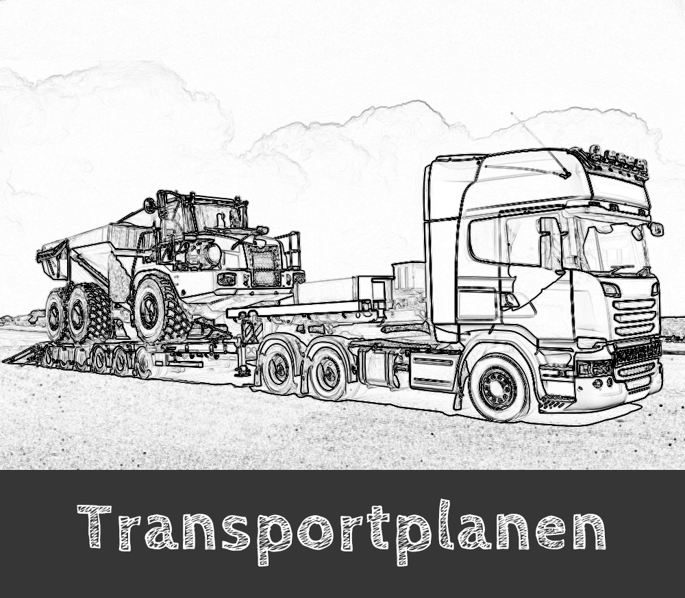 handgezeichnet Transportplanen